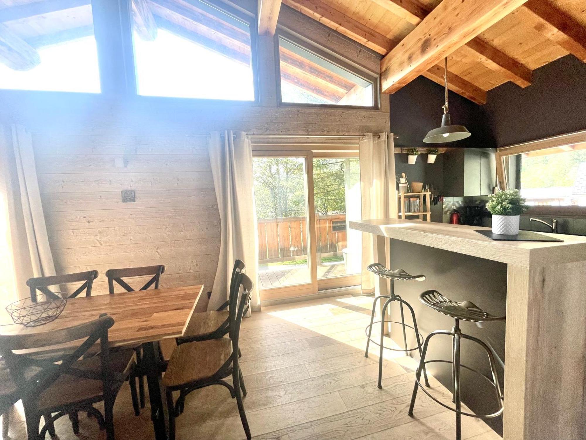 Chalet Le Petit Nicolas, Jacuzzi, Vue Mont Blanc Chamonix Exteriér fotografie