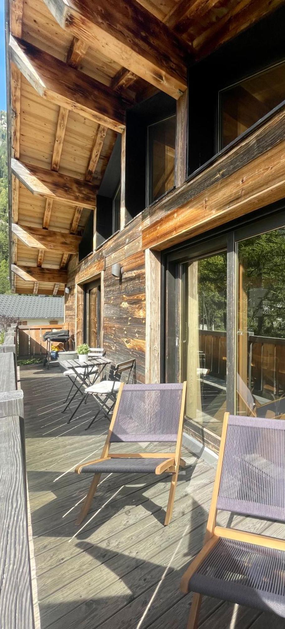 Chalet Le Petit Nicolas, Jacuzzi, Vue Mont Blanc Chamonix Exteriér fotografie