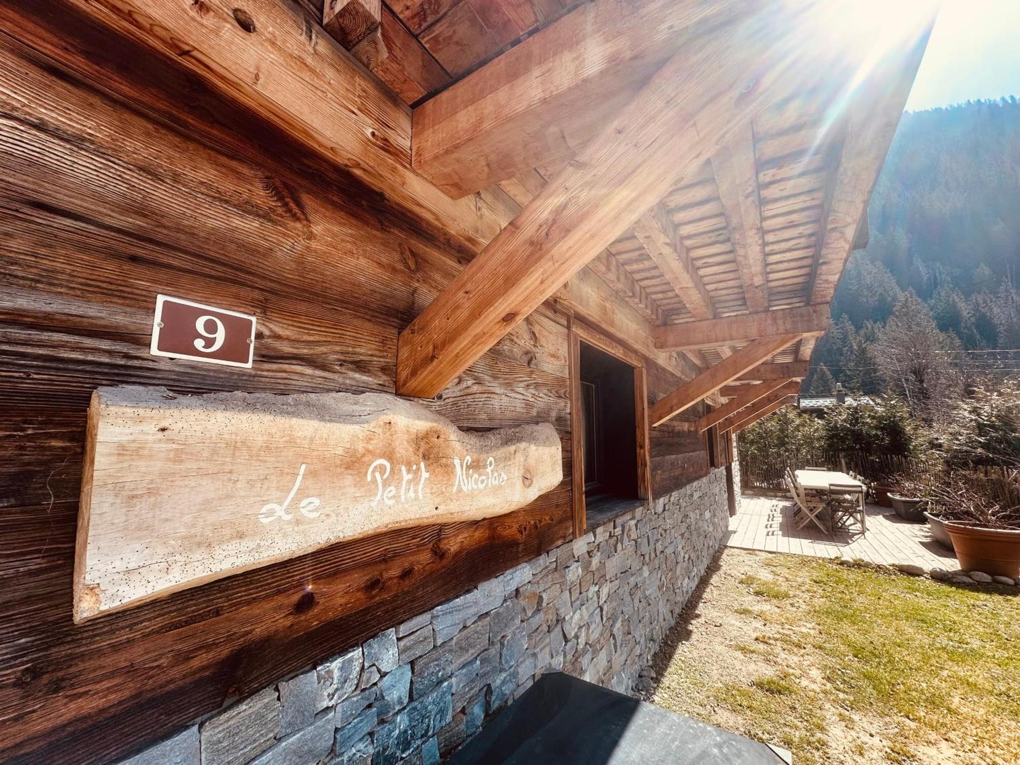 Chalet Le Petit Nicolas, Jacuzzi, Vue Mont Blanc Chamonix Exteriér fotografie