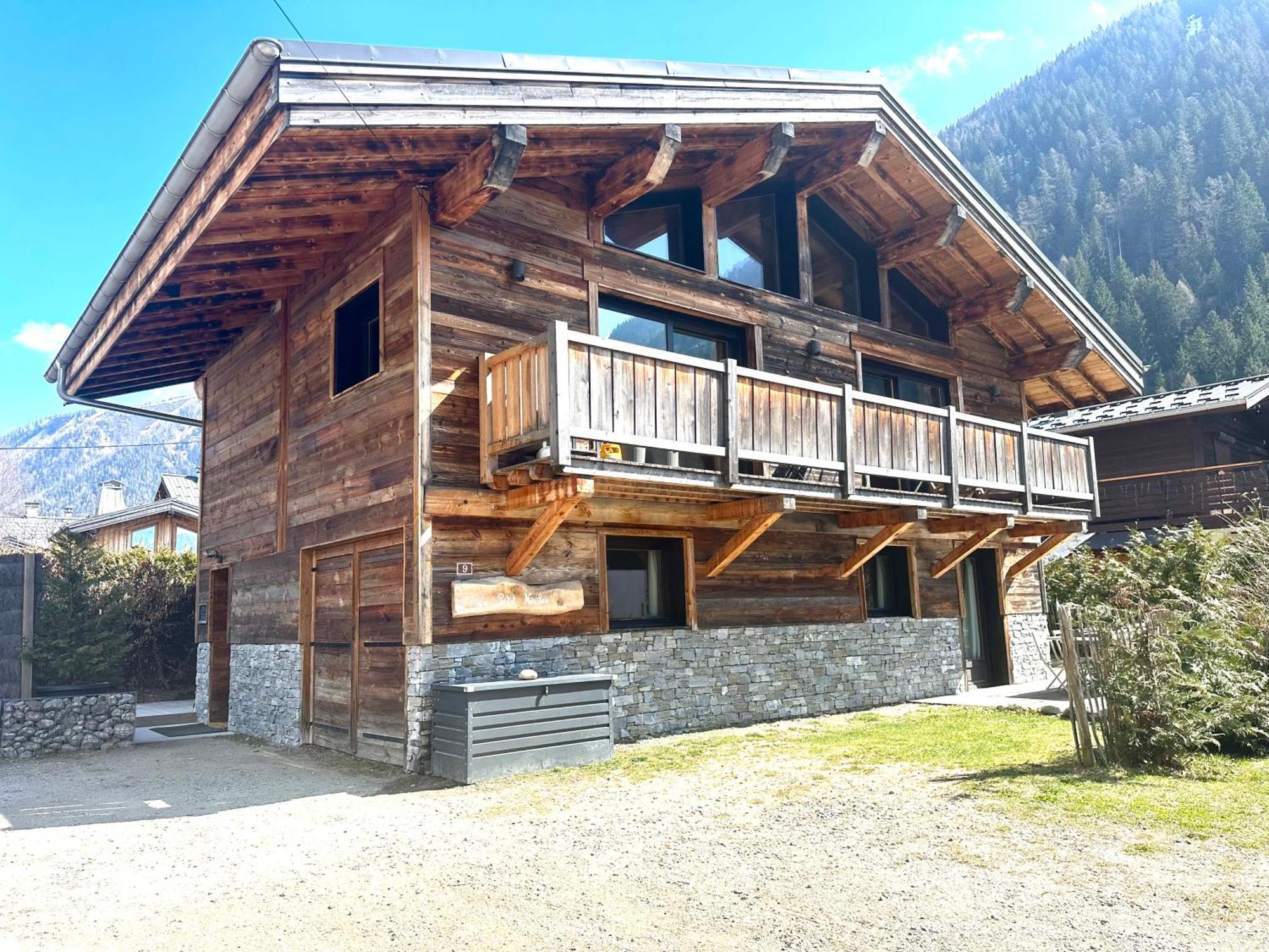 Chalet Le Petit Nicolas, Jacuzzi, Vue Mont Blanc Chamonix Exteriér fotografie